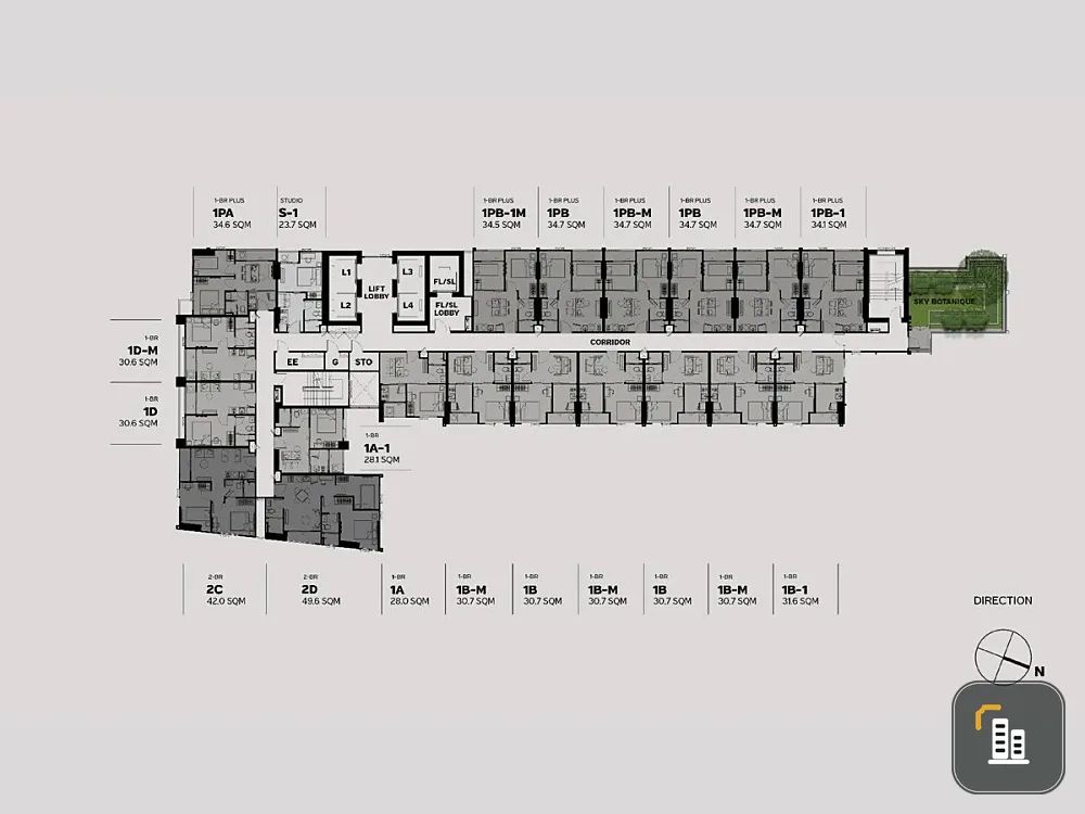 Down payment sale for Metris District Ladprao, 29th floor, good project, good location, reserve now, don't delay.