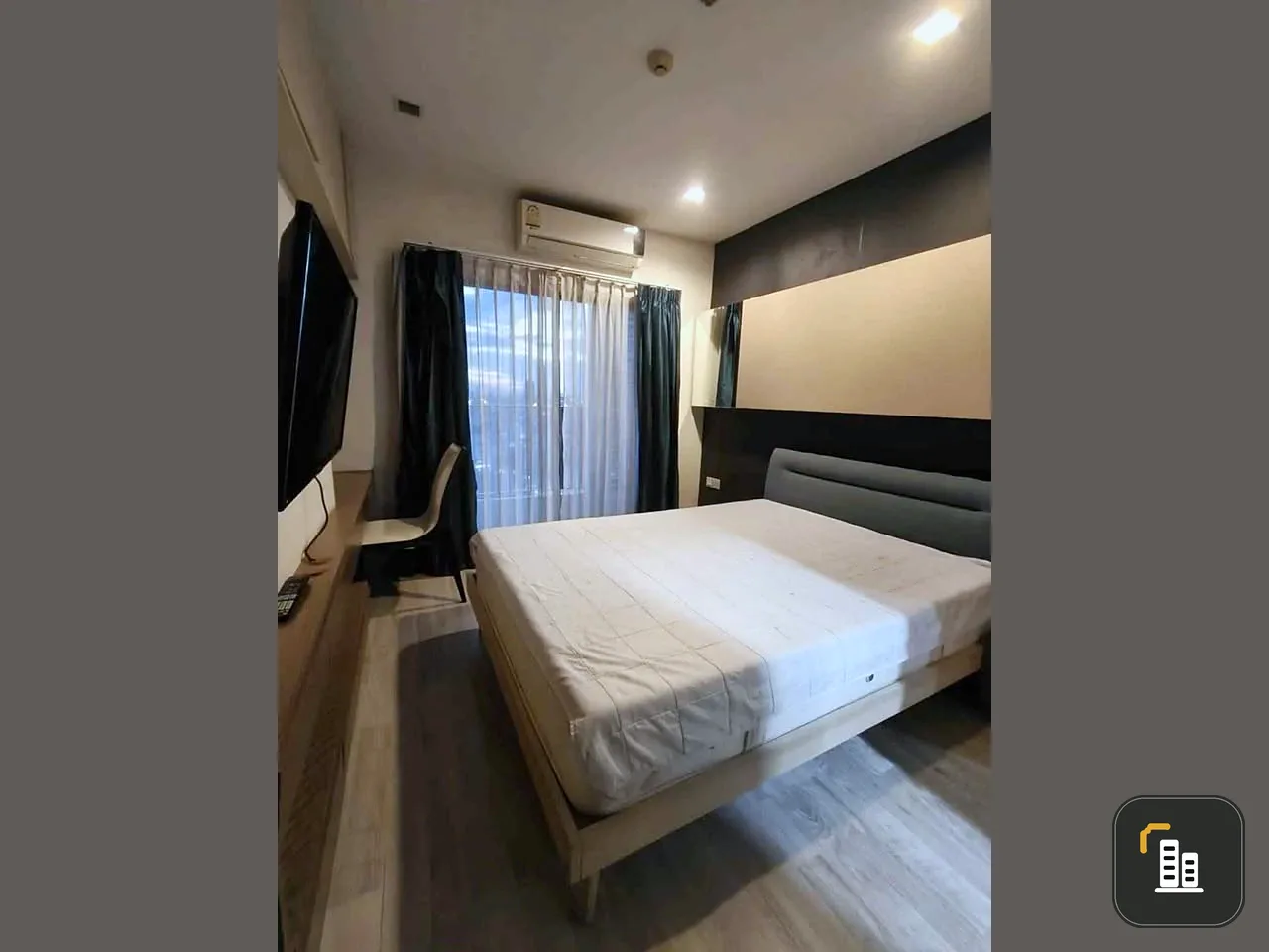 For rent!! Condo Ideo Mobi Sukhumvit (Sukhumvit 81), 18th floor, beautiful, very livable, near BTS On Nut, fully furnished, reserve now!!
