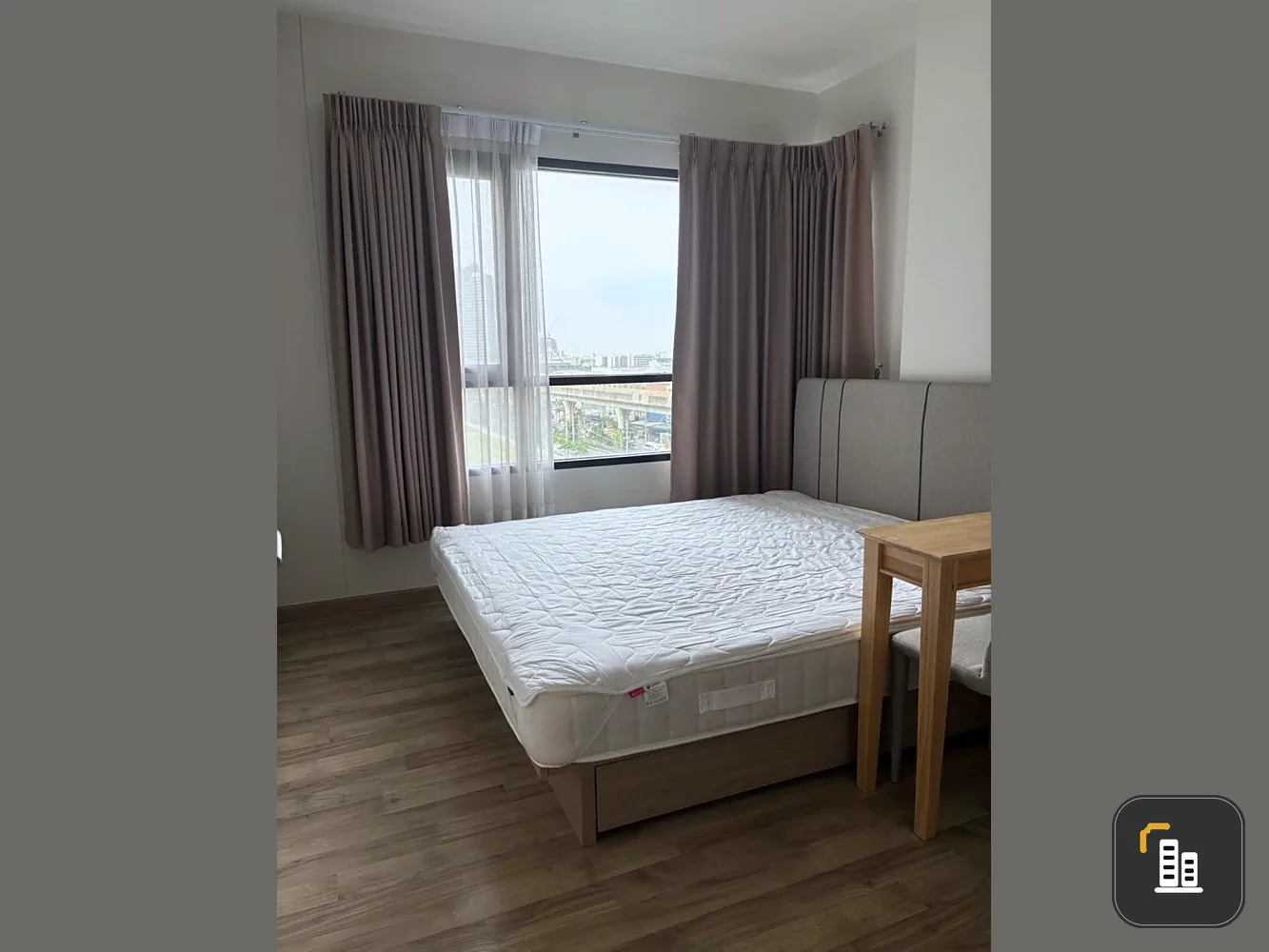 For rent: Niche Mono Sukhumvit-Bearing, 7th floor, spacious room, comfortable living, fully furnished, reserve now, don't delay.