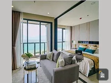 For rent PANORA PATTAYA 27th floor Sea view, can see the sea from the bedroom, ready to move in
