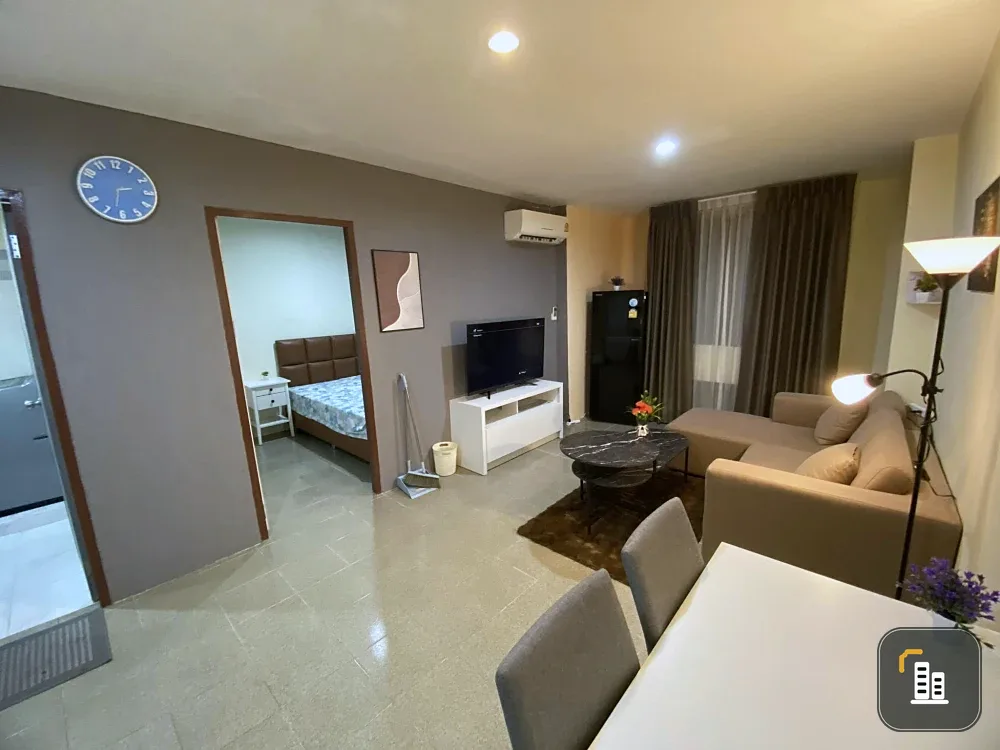 For rent: The Parkland Bangna, 8th floor, Building 10, garden view, comfortable, not cramped, you can't miss this opportunity to reserve.