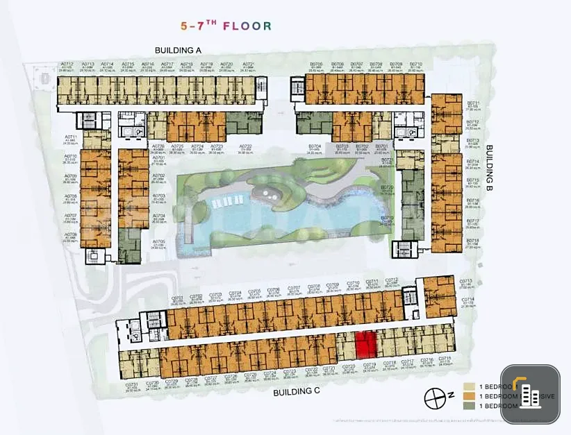 Down payment sale for Kave Luminous Bangmod, 6th floor, great view, attractive project, reserve now, don't miss out, hurry!