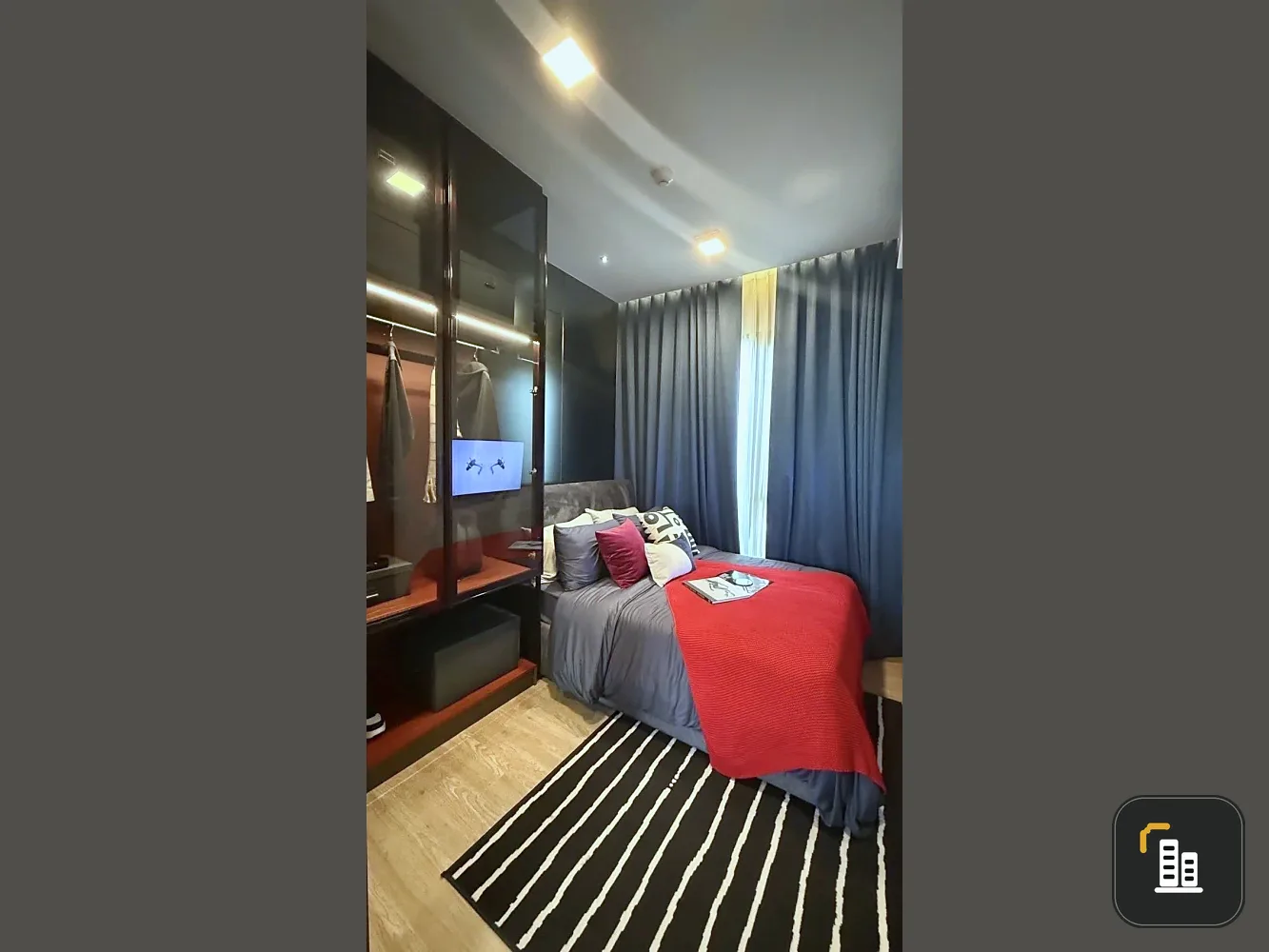 Selling at a loss, Plum Condo New West Bangyai, 17th floor, room size 25.42 sq m., next to Central Westgate, buy now.