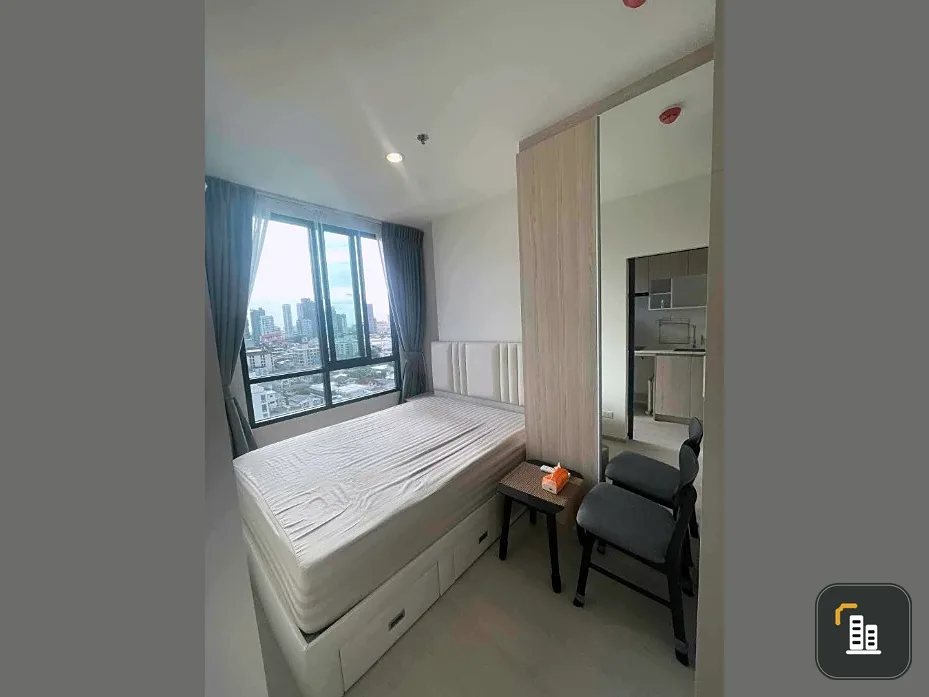 For rent: New Noble Ratchada-Ladprao, fully furnished, built-in furniture throughout the room. If you don't reserve, you'll miss out!