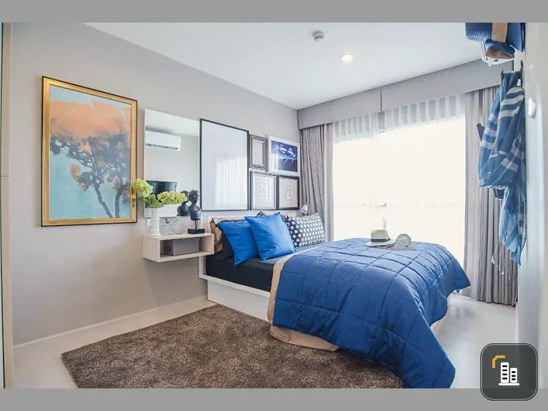 Wow, I thought that the sample room for sale Aspire Sathorn-Taksin is very beautiful, plus it's a corner room. Decorate the most luxurious room. If interested, hurry up.