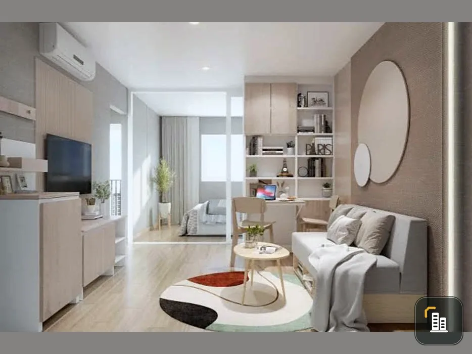 Down payment sale for COZI BTS Saphanmai, a good project near BTS, complete common areas, reserve now, don't miss out!