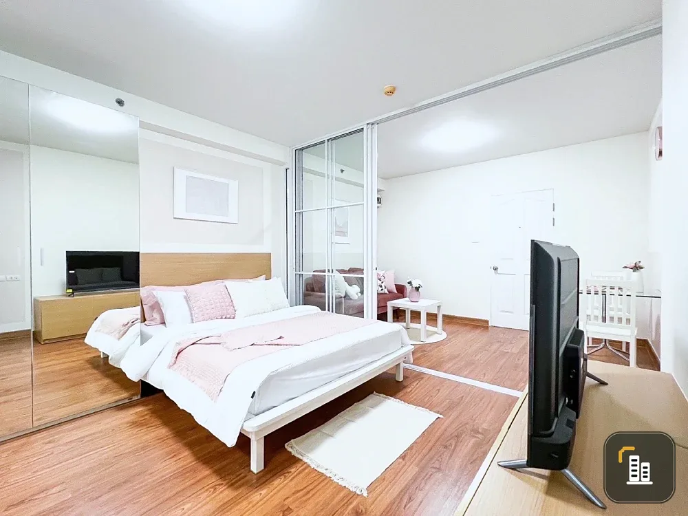 For rent!! City Home Rattanathibet Condo, 7th floor, Building 2, fully furnished, ready to move in. Don't miss out!!