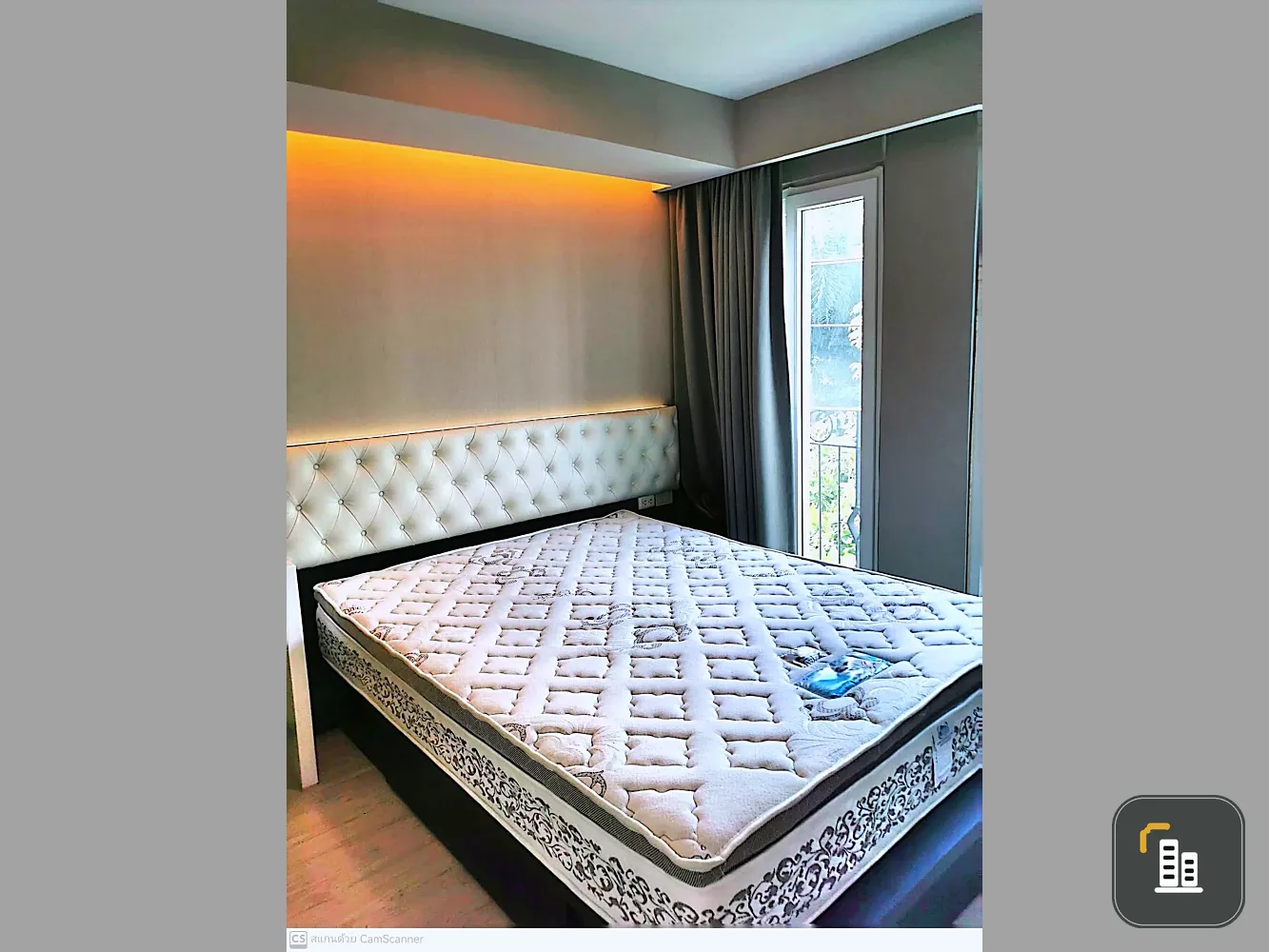 For sale or rent: Haven Luxe Phahonyothin, 3rd floor, behind the room you can see trees, has furniture and appliances, good like this, must reserve.