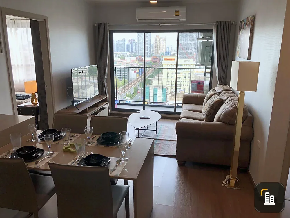For rent: Ideo Sukhumvit 93, 16th floor, open view, fully furnished, fully equipped with furniture, very worth booking.