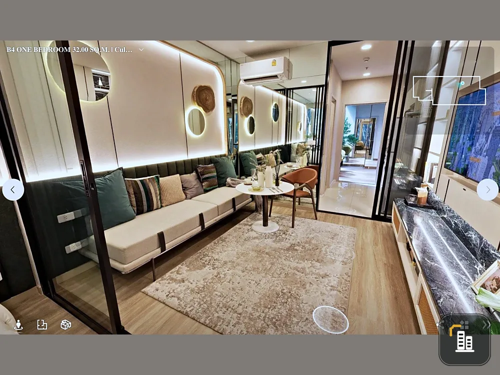 Down payment sale, Culture Thonglor, 17th floor, VVIP round, 1 Bedroom Simplex Type room, Thonglor view, must reserve.