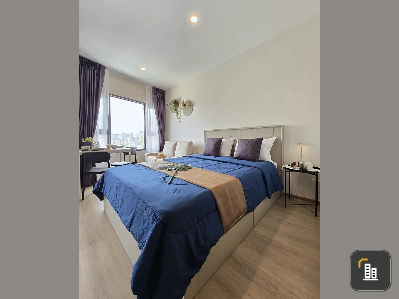 For rent: Life Rama 4 - Asoke, spacious room, well-proportioned, open view, lots of storage space, don't miss it!