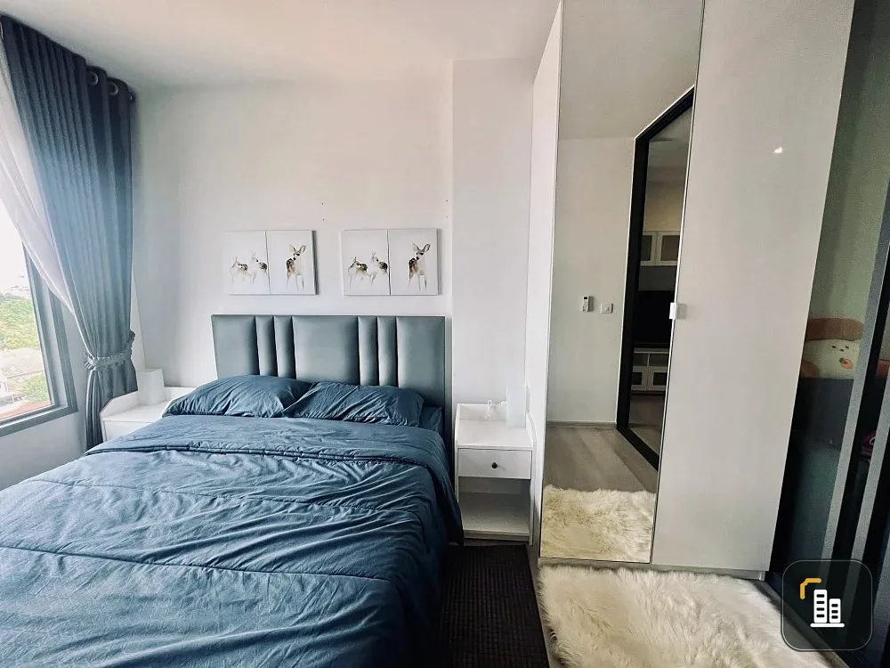For rent: Aspire Rattanathibet - Weston, 1 bedroom, 1 bathroom, fully furnished and equipped with appliances. Good like this, reserve now.