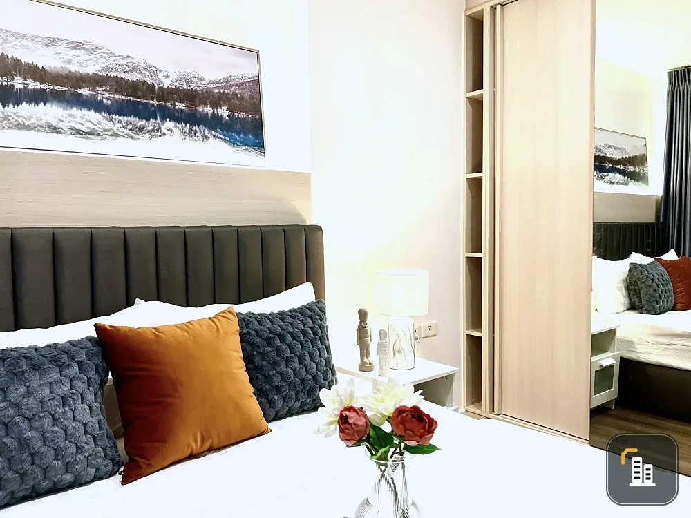 Condo for rent or sale: The Base Sukhumvit 77, a nice room, spacious and comfortable, appliances included. Reserve now++