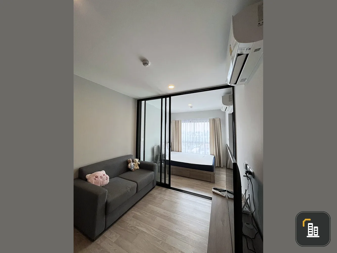 Plum Condo Sukhumvit 97.1 for rent, 1 bedroom, walk-in closet, fully furnished, interested, reserve now.