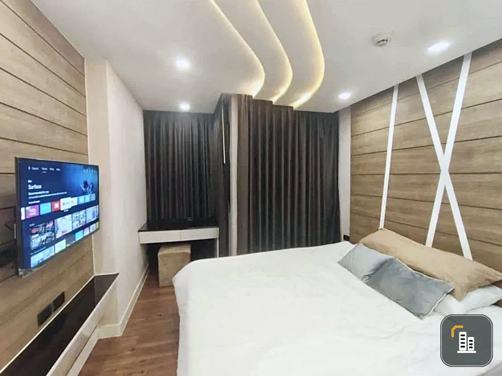 For rent: The Feelture Pattaya, 5th floor, pool view, fully furnished, reserve now, don't miss out, hurry!