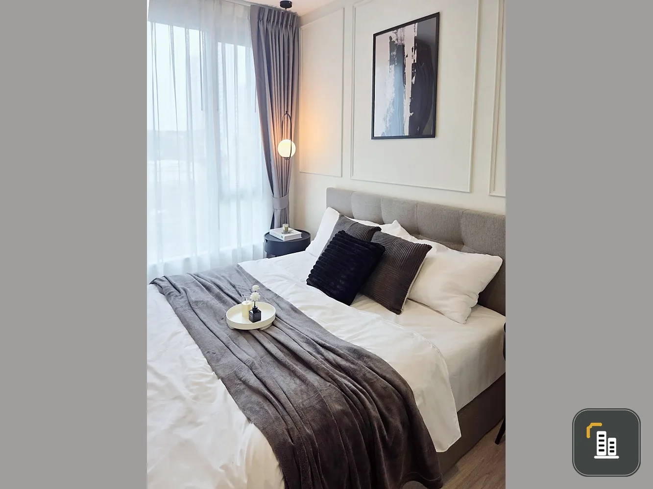 Plum Condo Ram 60 Interchange for sale, quiet atmosphere, beautiful room, fully furnished, ready to move in.