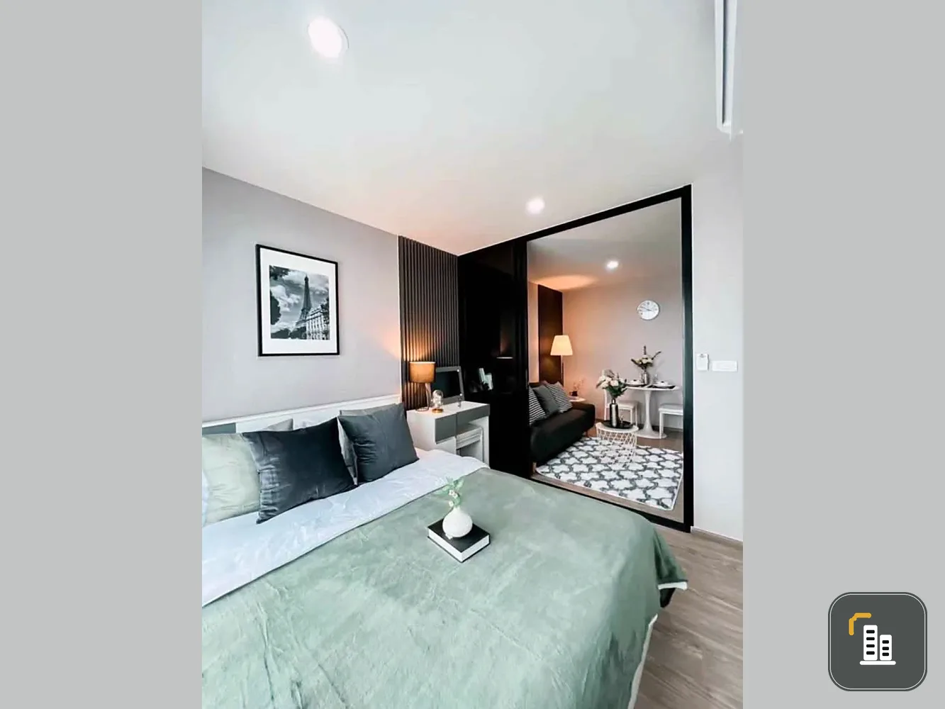 Condo for rent, Rye Sukhumvit 101/1, ready to move in, fully furnished, reserve now.