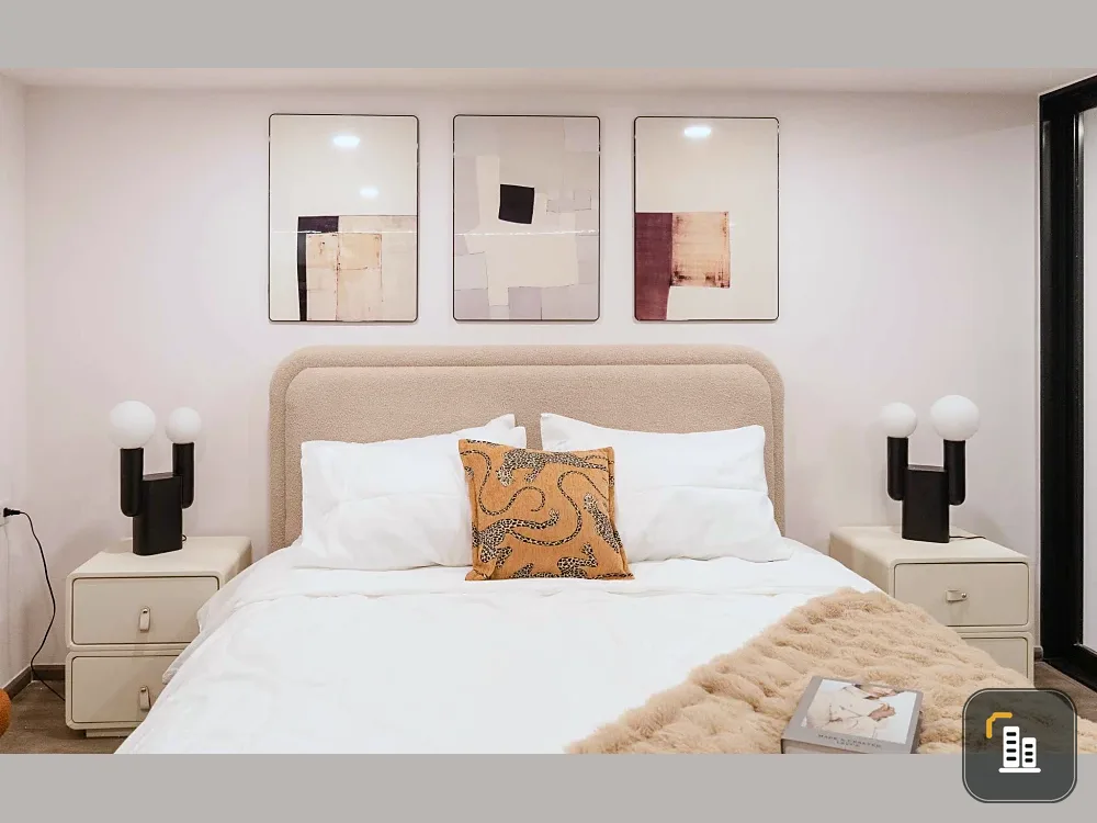 For rent and sale: So Origin Kaset Interchange, a lovely room with high, airy ceilings, a well-toned decor, and a beautiful view. Reserve now!