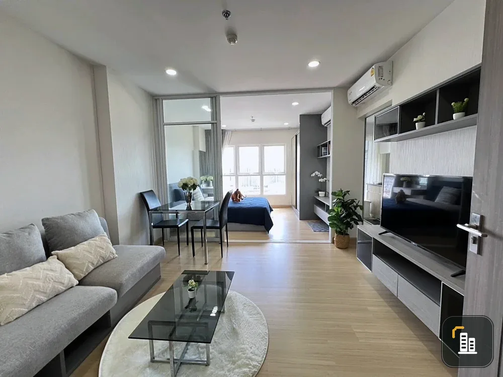 Condo for rent, Supalai Veranda Ramkhamhaeng, separate room, high floor, comes with complete amenities, move in now.
