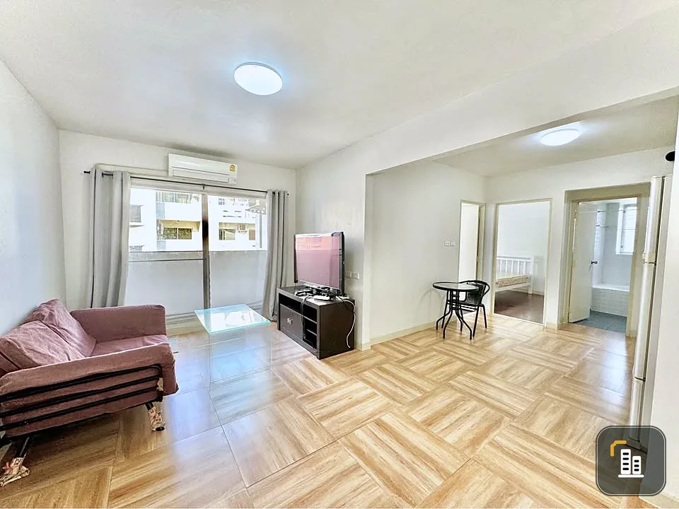 For rent: Baan Suan Than Phutthabucha 47, 2 bedrooms, 1 bathroom, very spacious area, fully furnished, ready to move in.