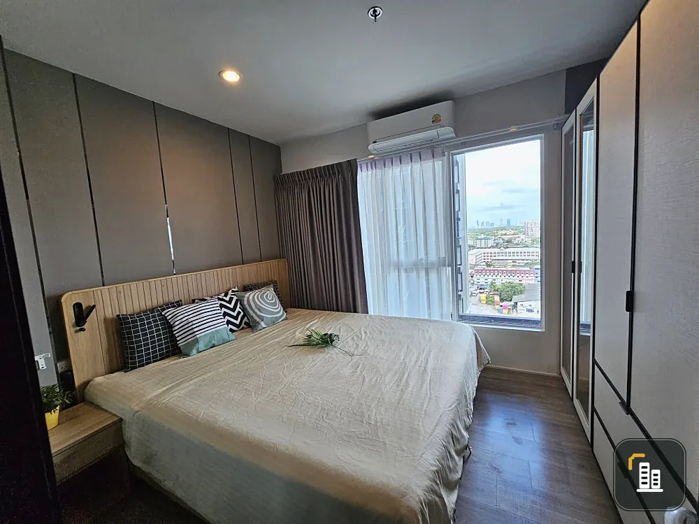 For rent: Regent Bangna, wide-fronted room, genuine, special type, only 1% available, 17th floor, Bang Krachao river view, hurry and reserve now, don'