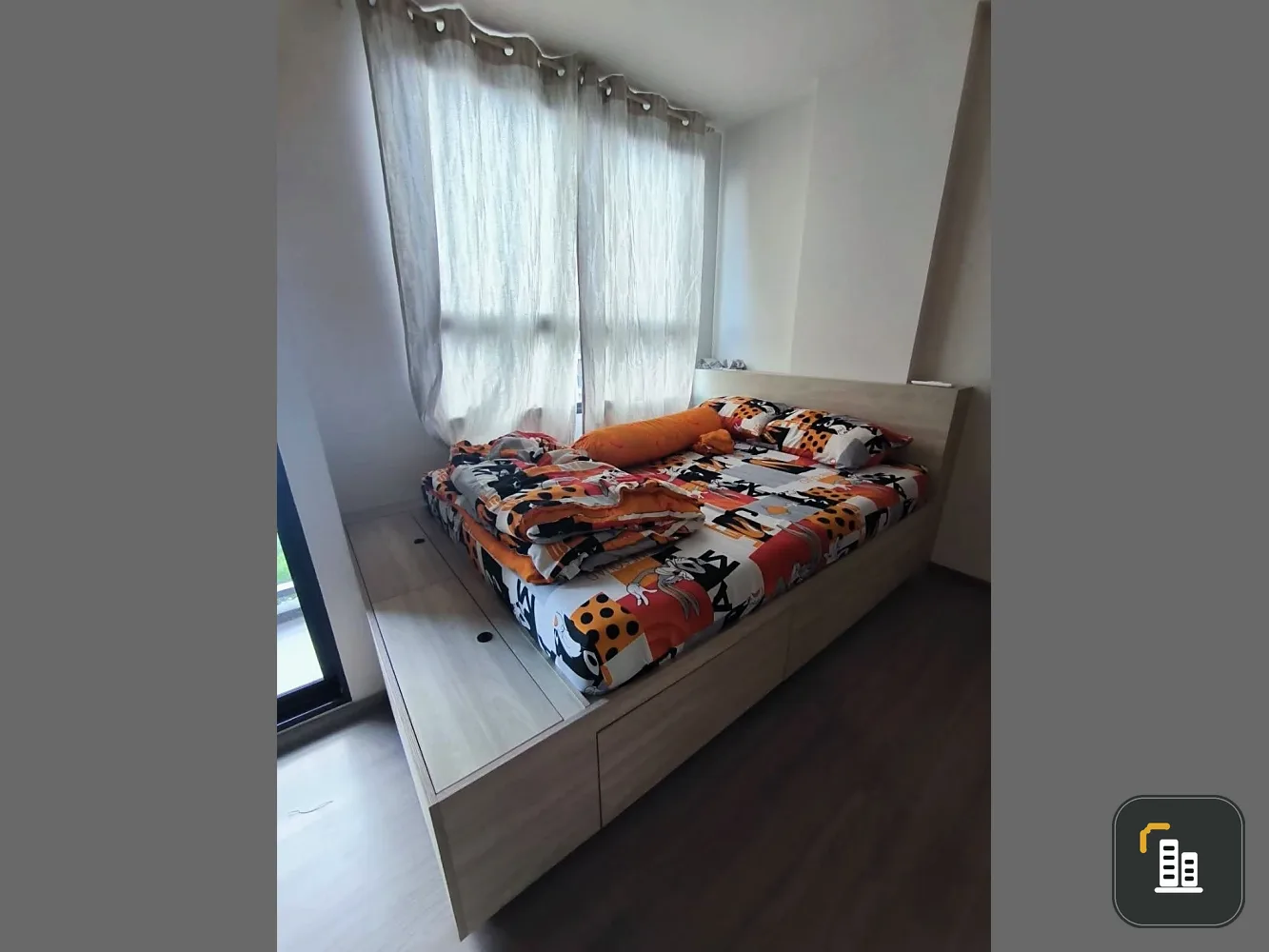 For sale THE MUVE BANGKAE Studio 23 sq m. Open view, airy, nothing blocking the view. Reserve now.