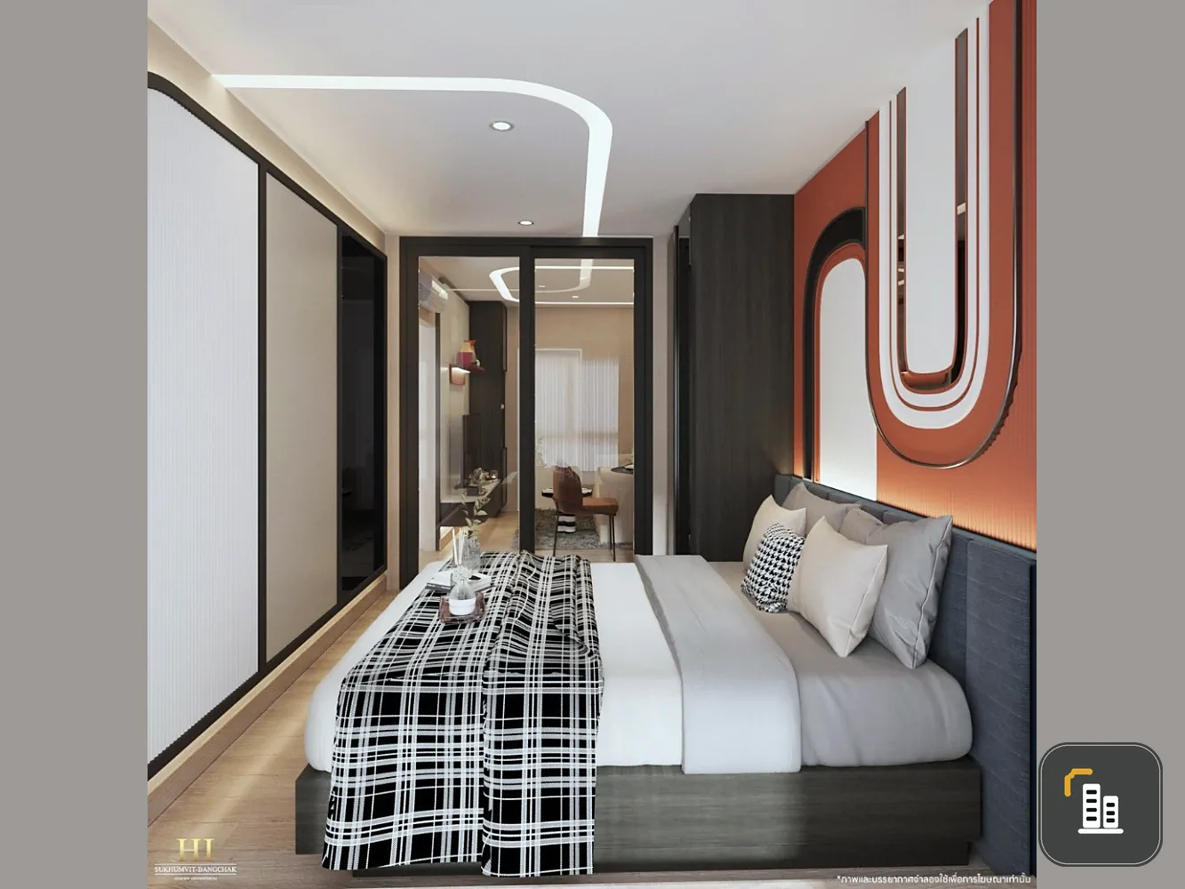 Down payment sale HI Sukhumvit - Bangchak Station, 4th floor, swimming pool view, good project, ready to move in, reserve now.