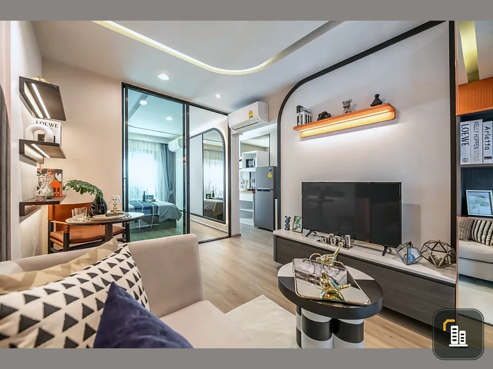 Down payment sale HI Sukhumvit - Bangchak Station, 7th floor, corner room, north facing, near BTS, reserve now, urgent!