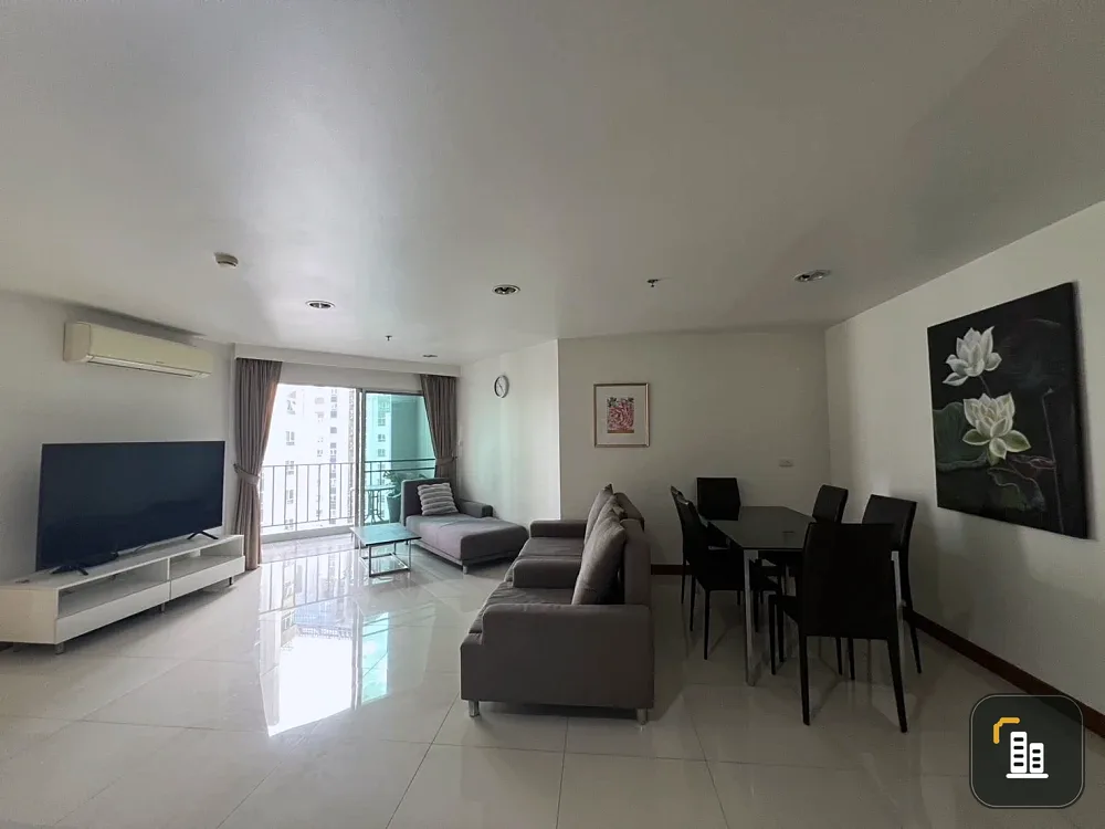 For rent!! Belle Grand Rama 9 Condo, 19th floor, Building A1, fully furnished, ready to move in. Reserve now!!
