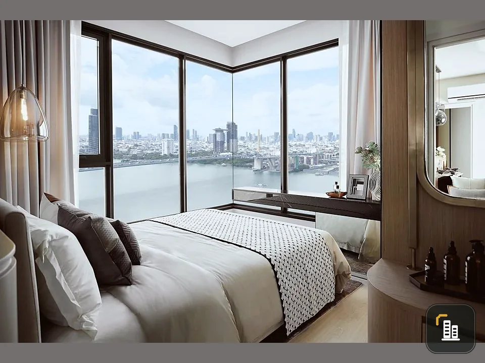 Condo for sale, Nue Riverest Ratburana, Rare room! Private building, 2Bedroom Riverfront, next to the Chao Phraya River. Reserve now!