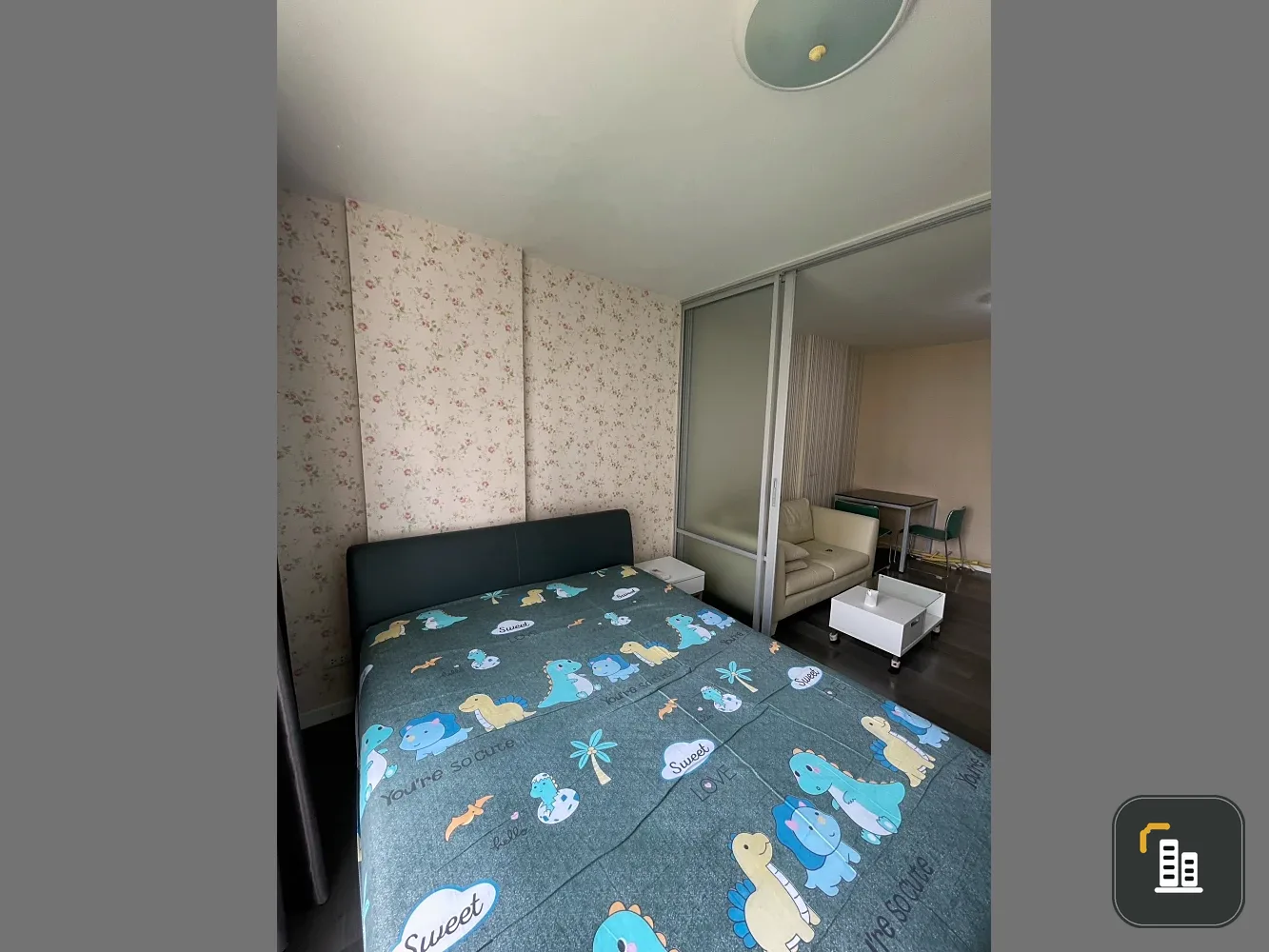 For sale or rent: D Condo Campus Resort Bangsean, 1 bedroom, 1 bathroom, high-quality wallpaper, fully furnished, reserve now!