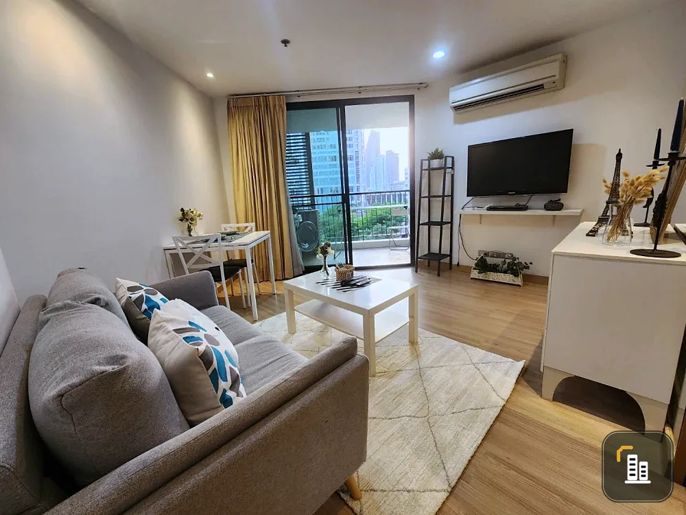 For sale: Fifty Nine Heritage Sukhumvit 59, 6th floor, Building A, beautiful view, no buildings blocking, fully furnished with electrical appliances,