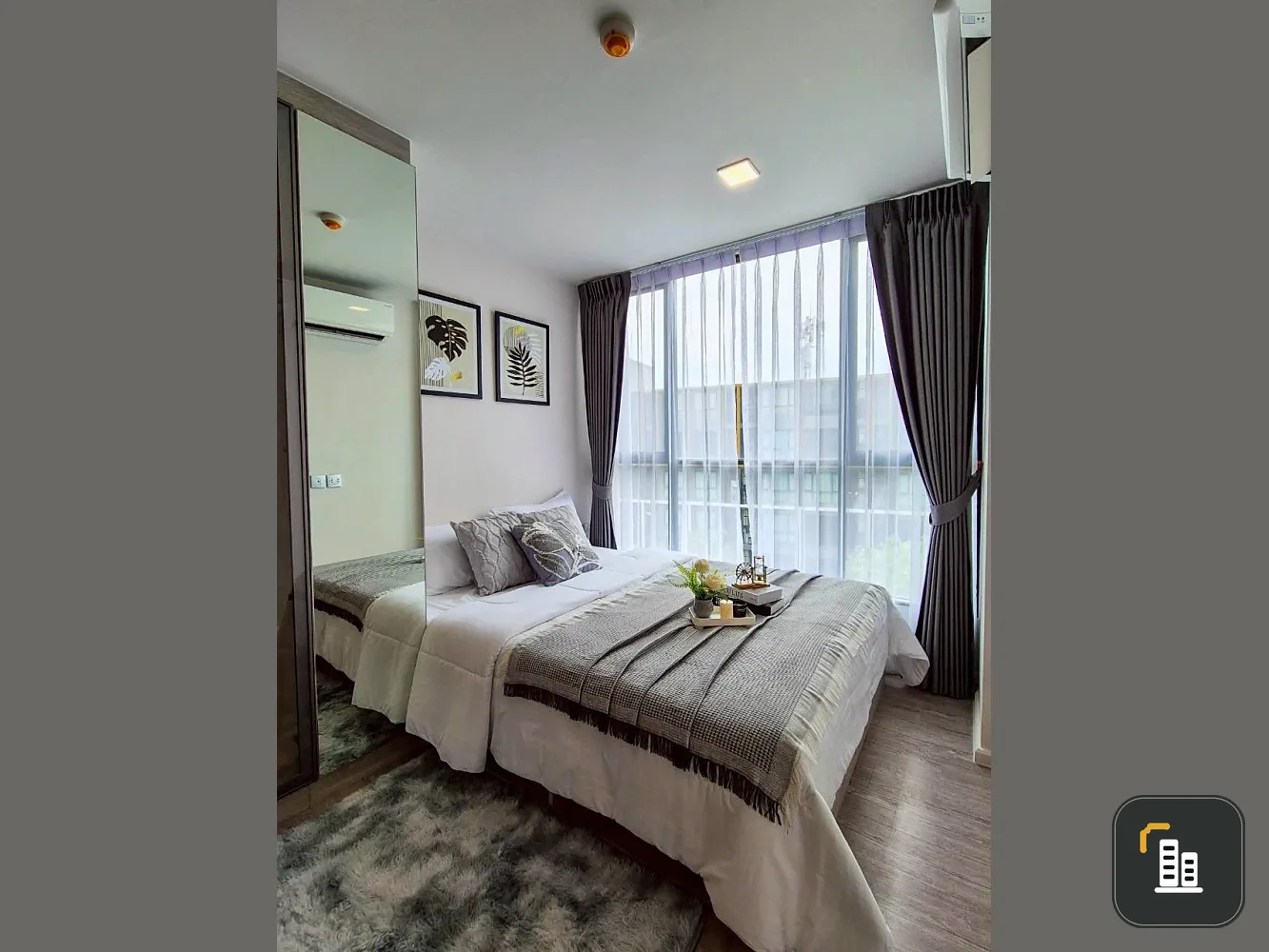 For rent!! Atmoz Tropicana Bangna, 7th floor, Building E, beautiful room, ready to move in, convenient transportation. Don't miss it!!