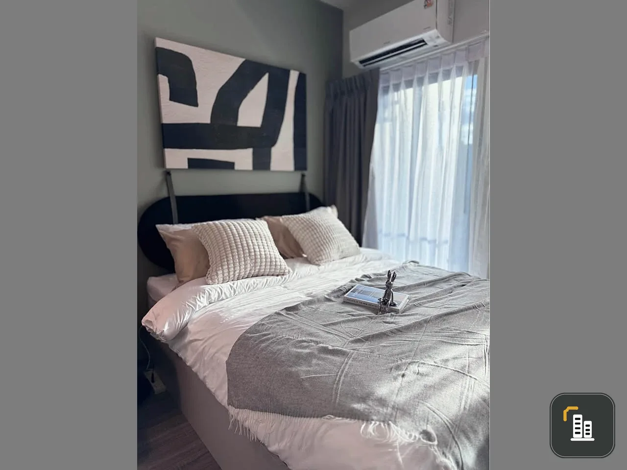 For rent: Ideo Ramkhamhaeng - Lam Sali Station, beautiful room, fully furnished, reserve now.