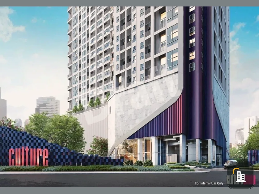 Down payment for sale, Culture Chula, 24th floor, garden view, good project, worth living in, reserve now, urgent.