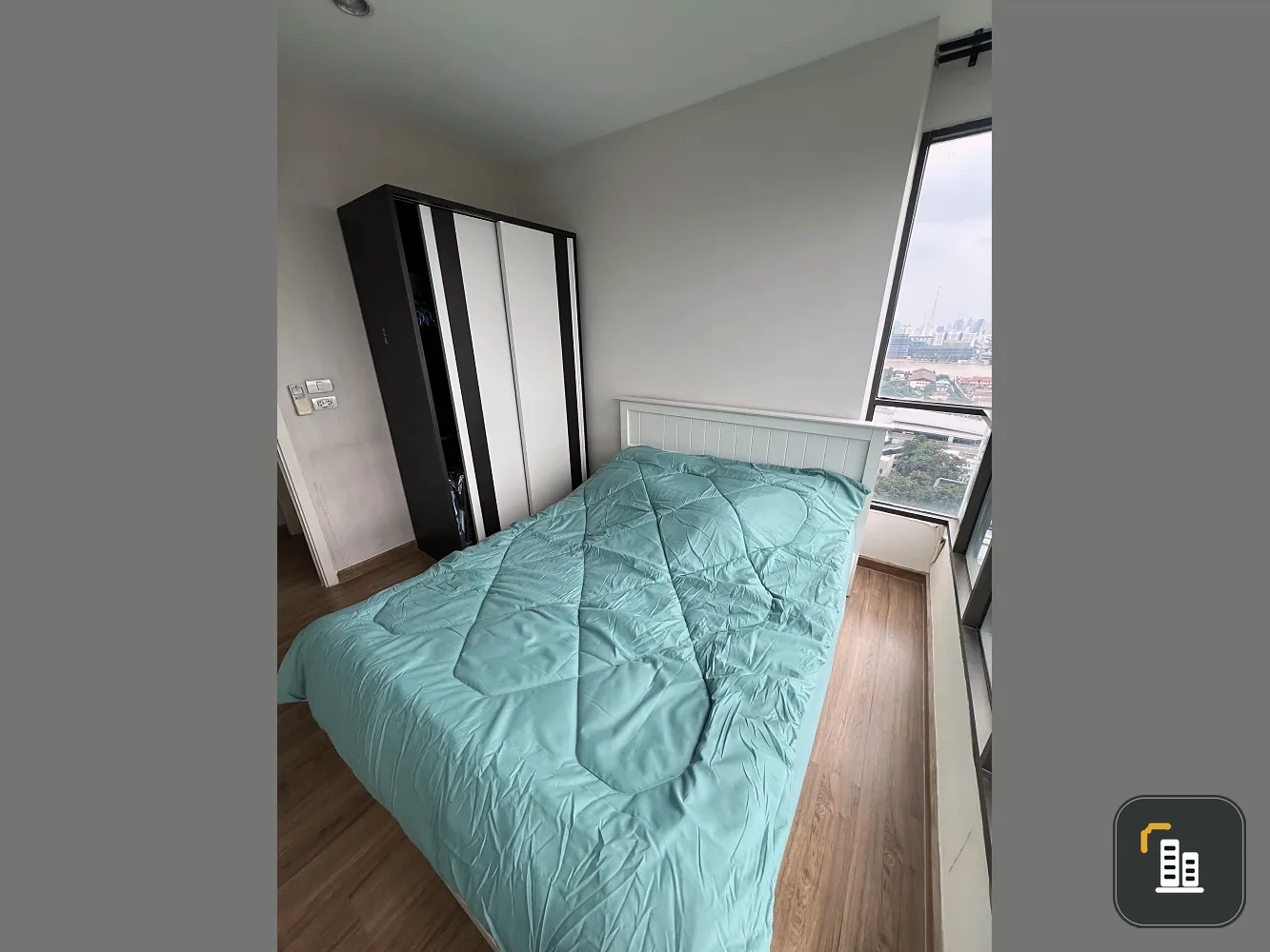 For rent: The Tree Rio Bang-Aor Station, large room, comfortable, lots of usable space, high floor, full view of the Chao Phraya River, come and reser