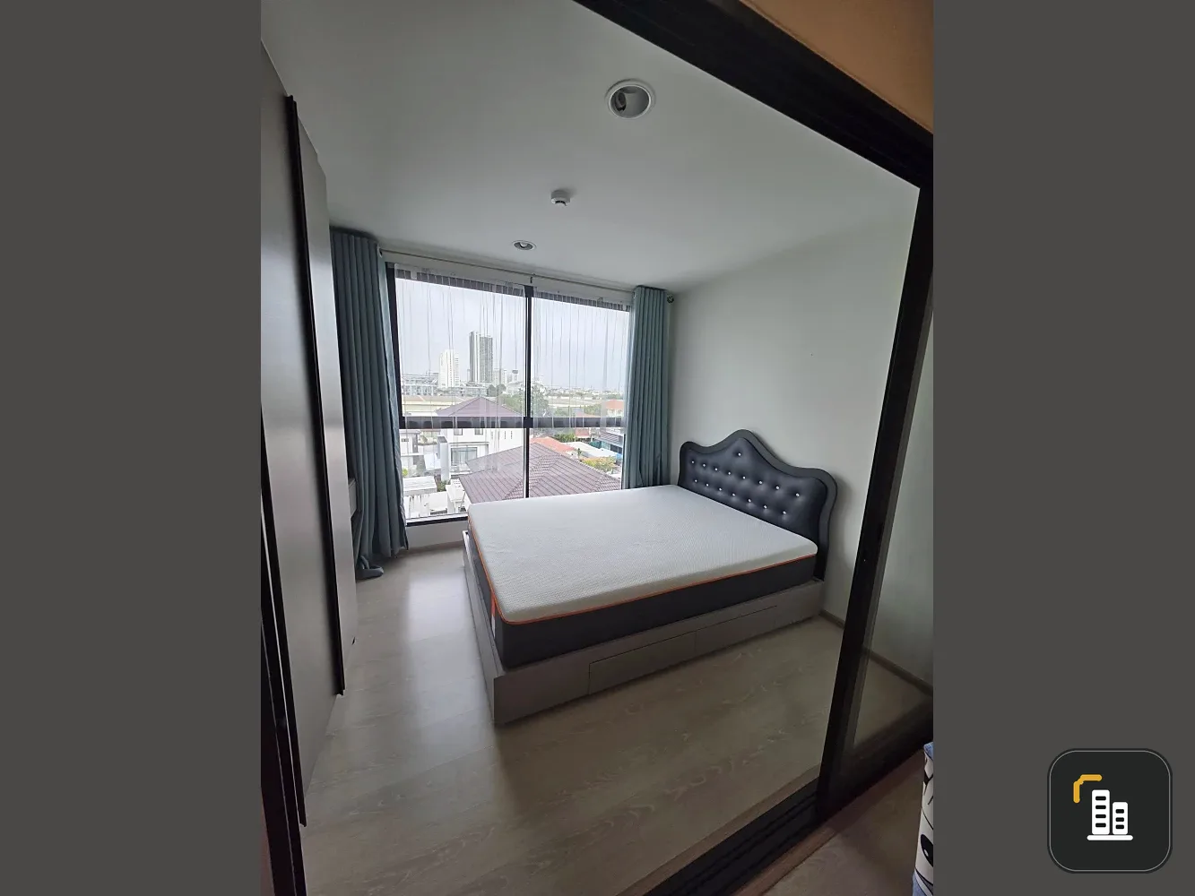 For rent: The Excel Groove Lasalle 52, a nice room on the 6th floor, good location, beautiful view, comes with complete facilities, reserve now!
