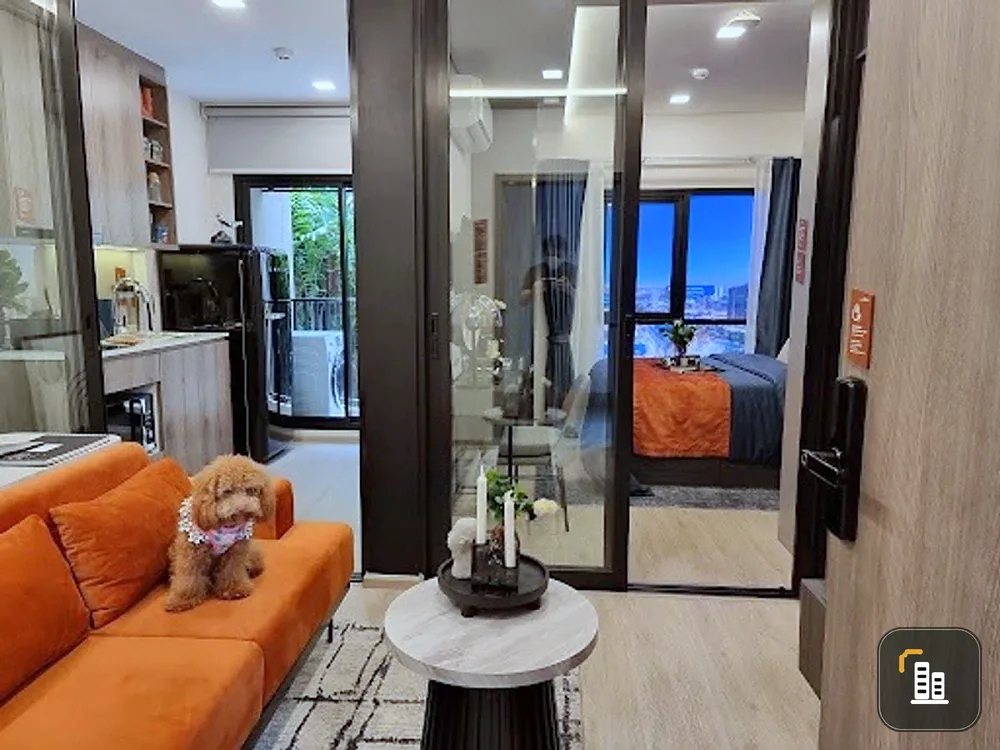 Down payment sale, Metris District, Lat Phrao, 1 bedroom, 28 square meters, divided into sections, 10th floor, good price, come reserve now.