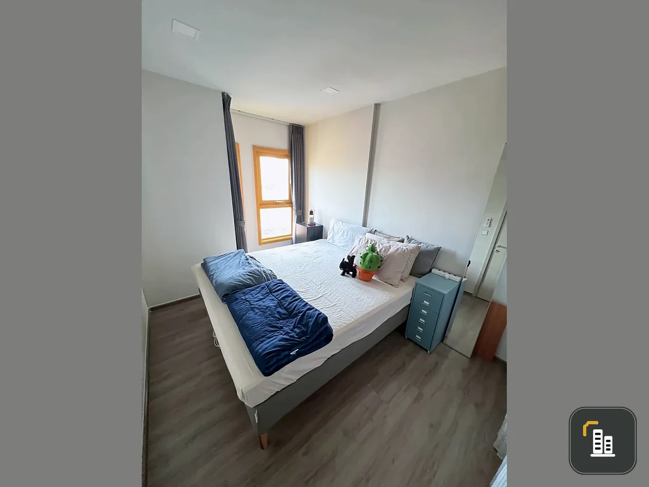 For sale or rent: The Base Sukhumvit 50, ready to move in, fully furnished, you definitely can't miss it.