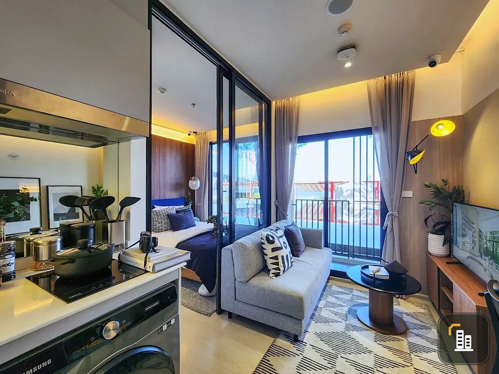 Selling down payment on NUE RIVEREST Ratburana, large room, comfortable living, good project, if interested, hurry and reserve now.