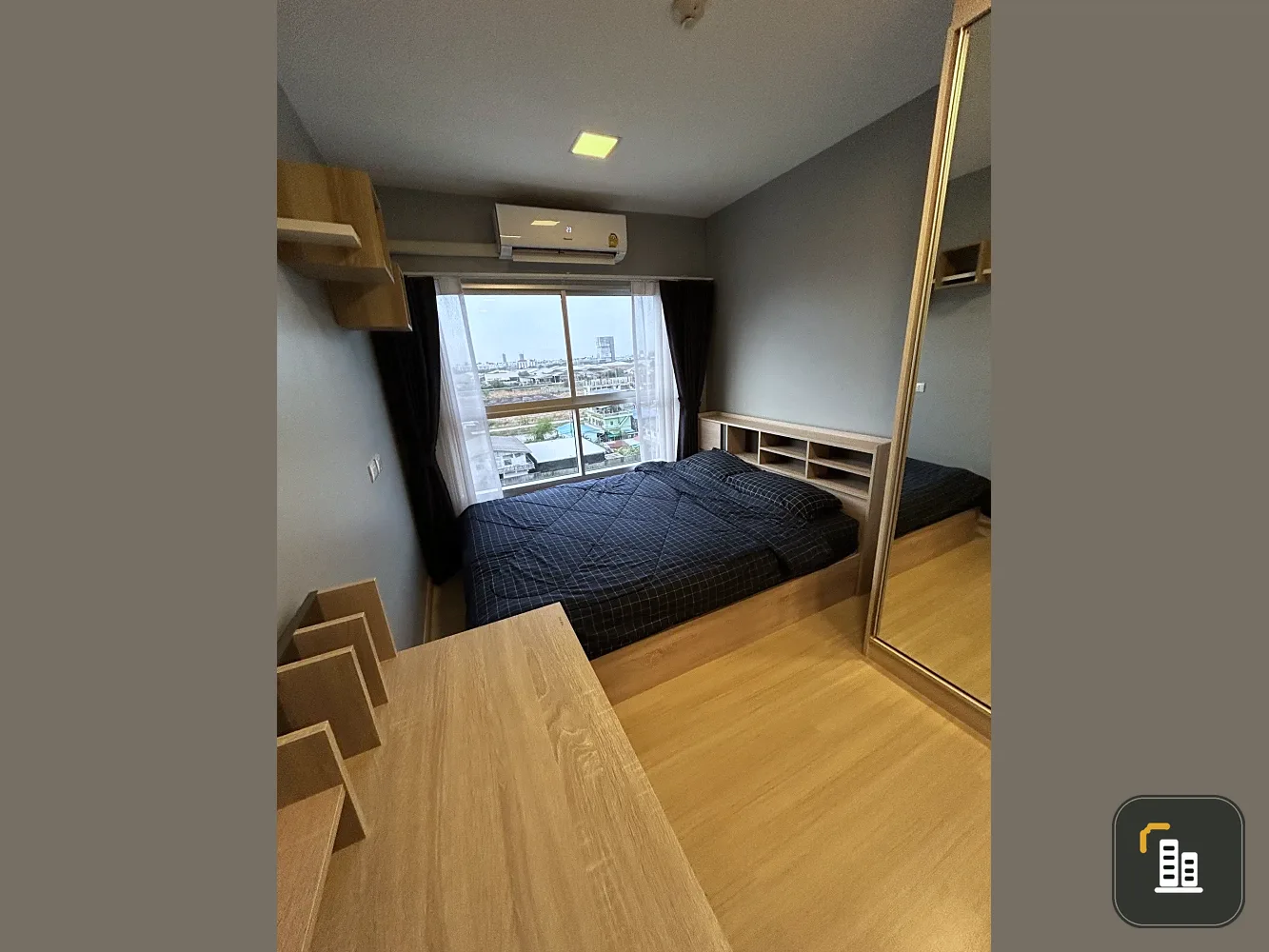 Plum Condo Rangsit Fresh for rent, 8th floor, nice room, fully furnished, reserve now.