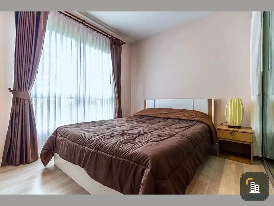 For sale: Plum Condo Laem Chabang, 1 bedroom, 1 bathroom, nice wallpaper, fully furnished, reserve now!