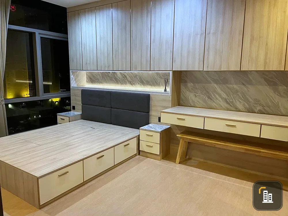 For sale: Knightsbridge Skycity Saphanmai, 12th floor, great view, cool breeze, good feng shui, fully furnished with built-in furniture, ready to move