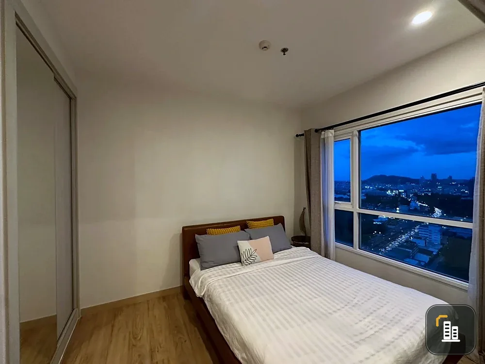 For rent: The Zea Sriracha, 1 bedroom, 1 bathroom, fully furnished, good location, beautiful sea view, reserve now.