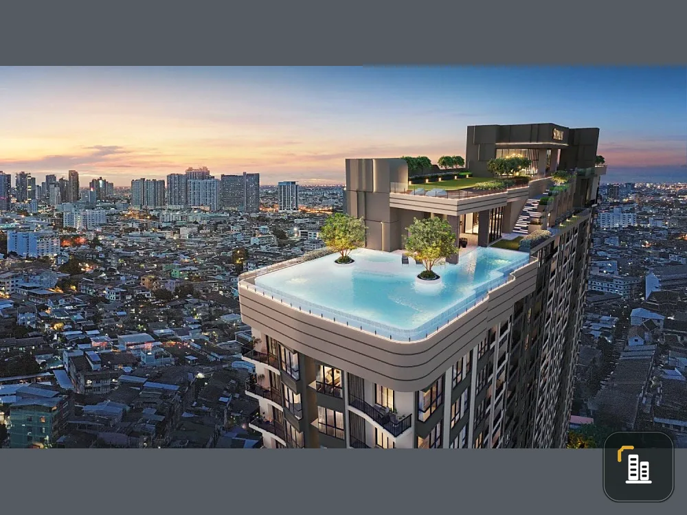 Down payment for sale Supalai Tyme Charoen Nakhon, 27th floor, good project, complete common area, reserve now.