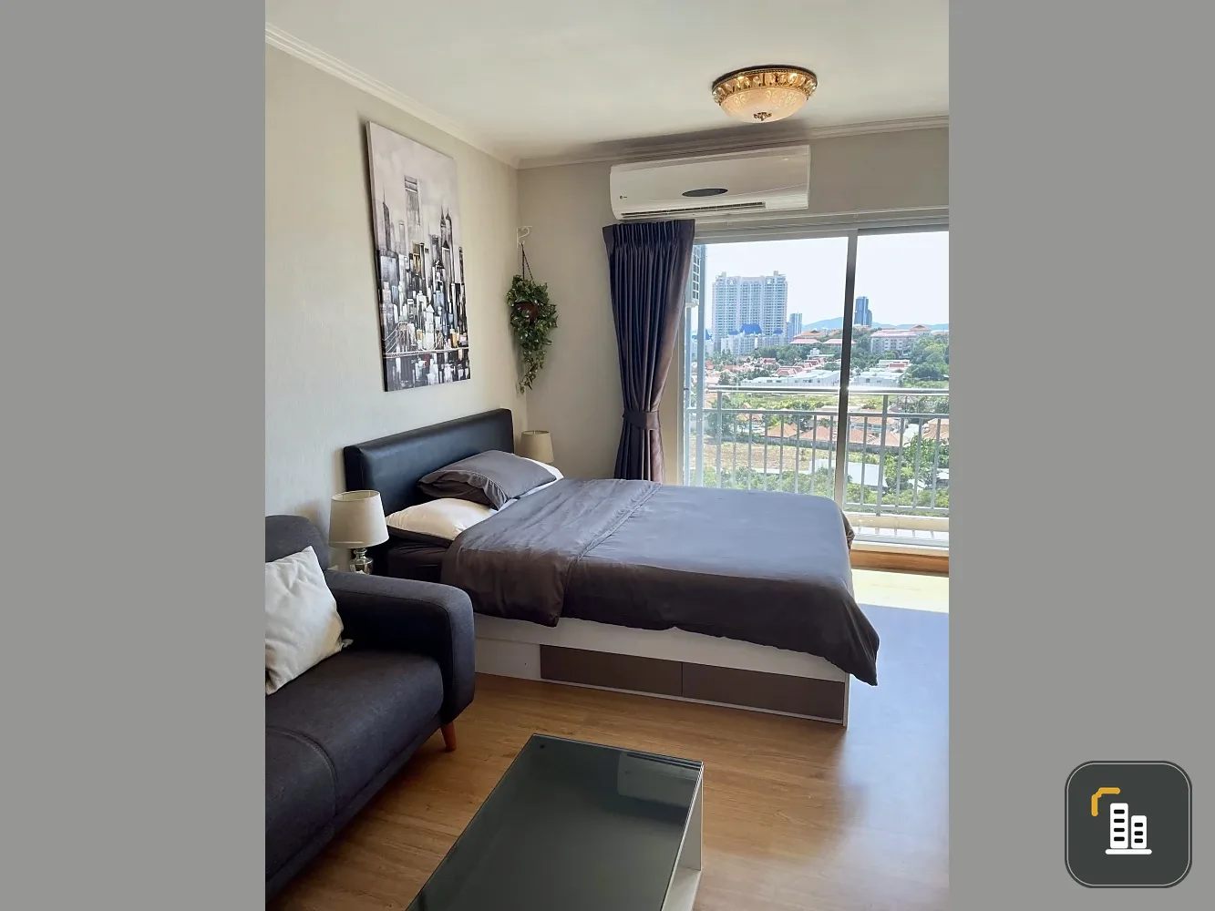 Supalai Mare Pattaya Studio for sale, fully furnished, sea view, no blocking, reserve now!