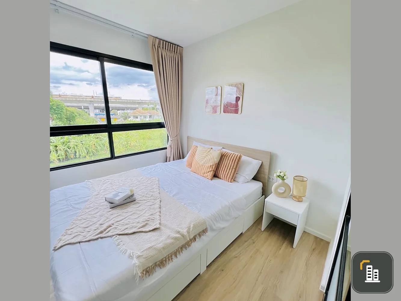 For rent: i Condo Active Phatthanakan, 4th floor, beautiful room, fully furnished, hurry and reserve now!