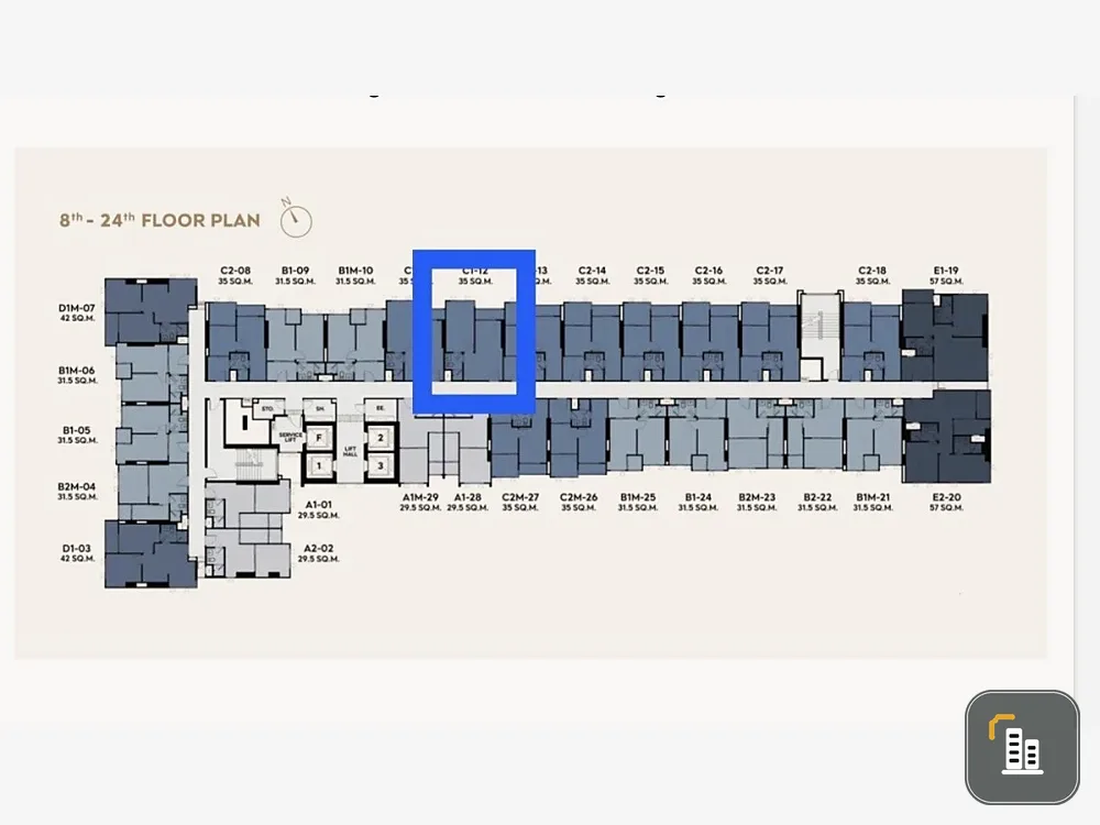 Down payment sale LIFE Charoennakhon-Sathorn, 17th floor, good project, good location, reserve now.