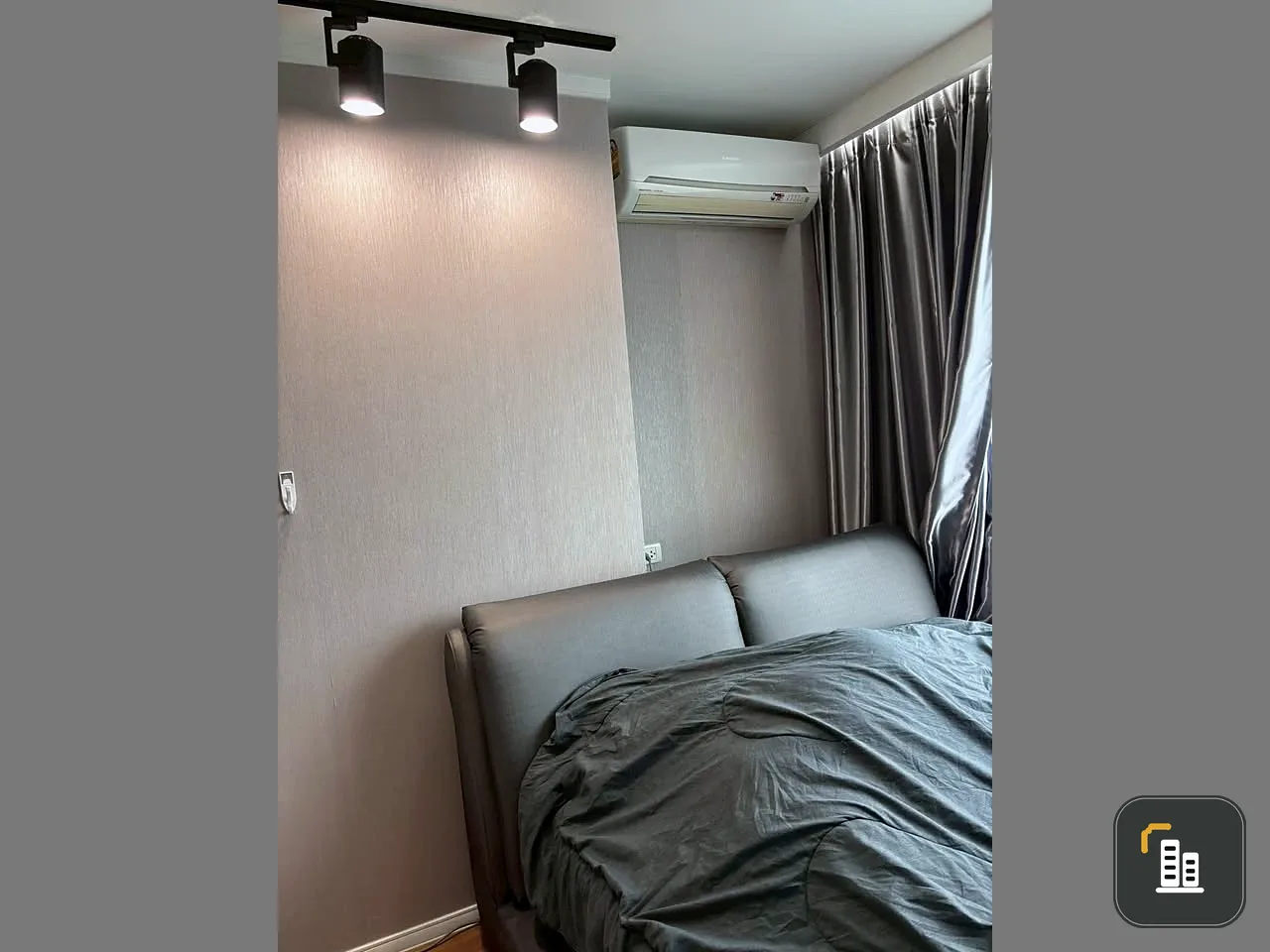 For sale: Lumpini Park Rama 9-Ratchada, 22nd floor, garden view, corner unit, fully furnished, reserve now.