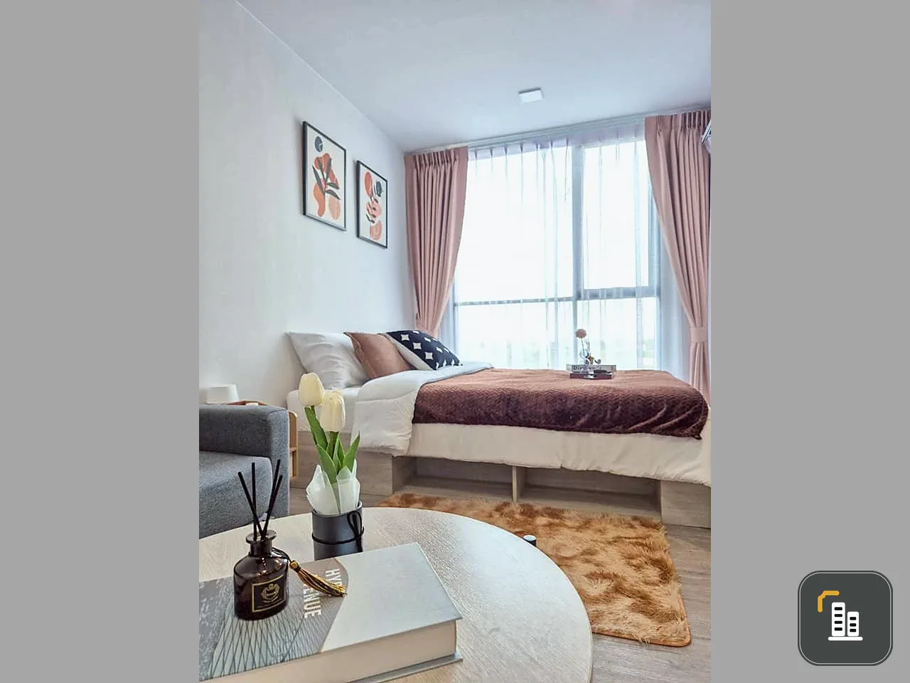 Condo for rent: Atmoz Tropicana Bangna. Ready to move in. Fully furnished. Just bring your bags and move in. Don't miss out!